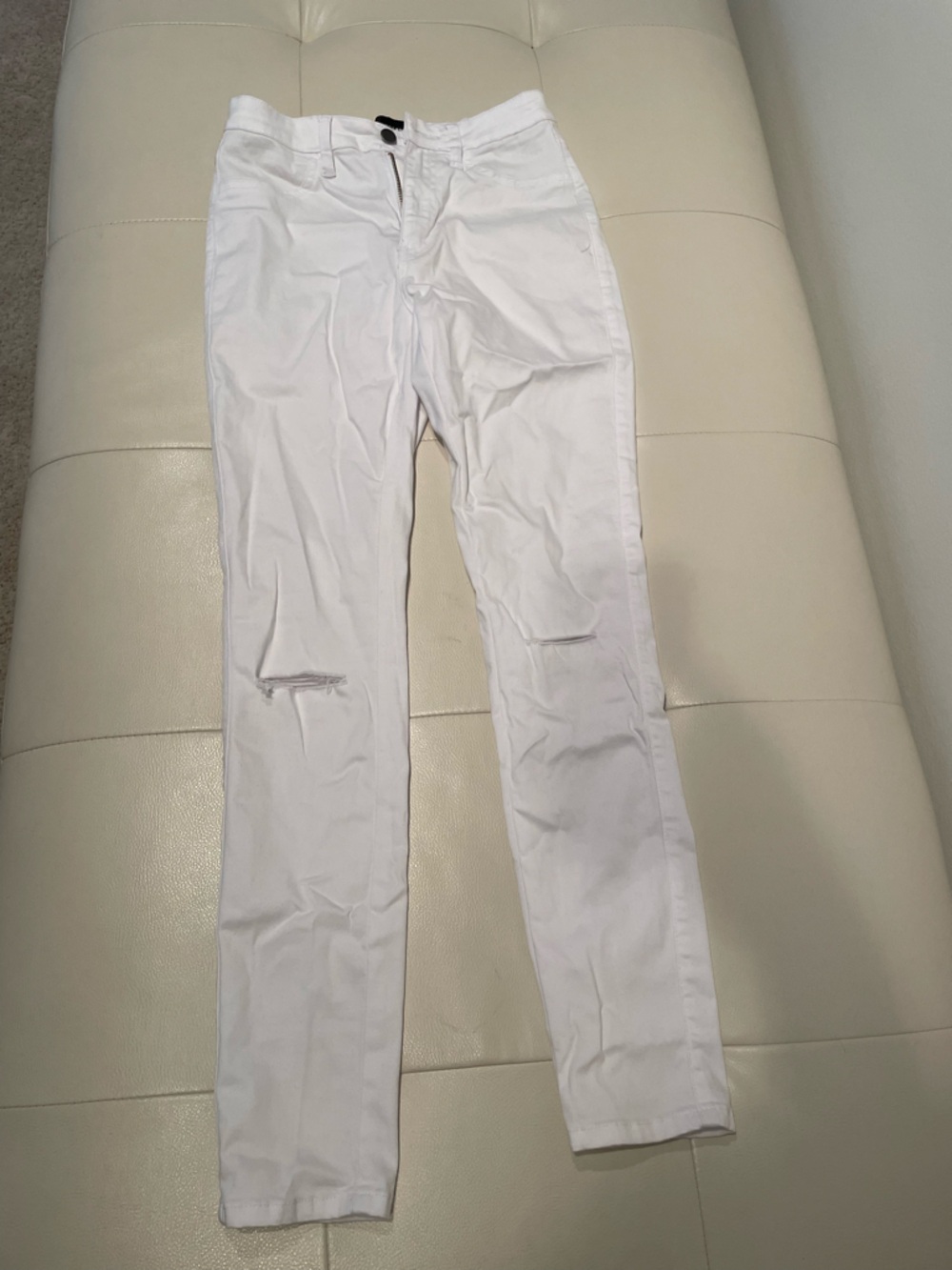 Fashion Nova White Skinny Jeans